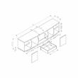 Furniture of America Gather Contemporary Wood 72-Inch TV Stand in Glossy White
