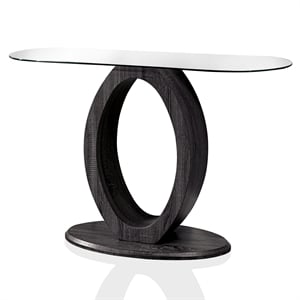 Furniture of America Mason Contemporary Wood Console Table in Gray