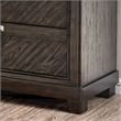 Furniture of America Reauso Solid Wood 6-Drawer Double Dresser in Espresso