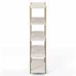 Furniture of America Ketano Metal 4-Shelf Bookcase in Gold Champagne
