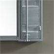Furniture of America Lionna Contemporary Metal Storage Wall Mirror in Silver