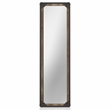 Furniture of America Otto Metal Framed Standing Mirror in Sand Black Finish