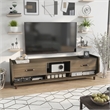 Furniture of America Waggoner Modern Wood 70-Inch TV Stand in Walnut