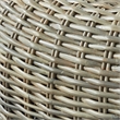 Furniture of America Lafleur Transitional Cobu Rattan Coffee Table in Brown