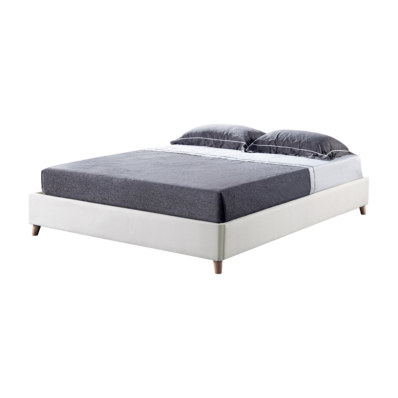 Furniture of America Goolsby Wood Full Foundation Bed in Cream