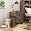 Furniture of America Daena Rustic Wood 2-Drawer Nightstand in Distressed Walnut