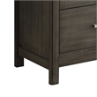 Furniture of America Vela Transitional Solid Wood 7-Drawer Dresser in Gray