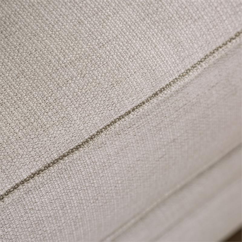 Furniture of America Hollie Fabric Upholstered Loveseat in Ivory