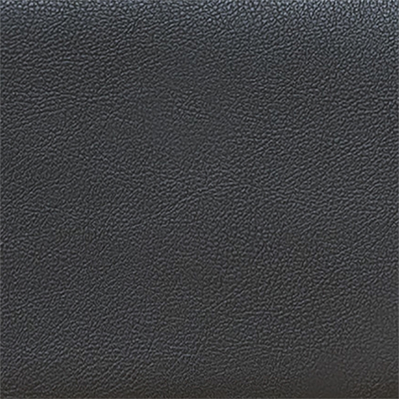 Furniture of America Lillard Faux Leather Upholstered Loveseat in Dark Gray