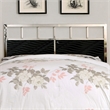 Furniture of America Cepher Wood Full Headboard and Footboard in Black