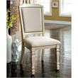 Furniture of America Gaines Wood 9-Piece Dining Set in Antique White