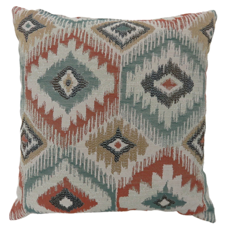 Furniture of America Noma Fabric Large Throw Pillow in Multi-Color (Set of 2)