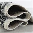 Furniture of America Nicolette Fabric 5'x7' Area Rug in Gray & White