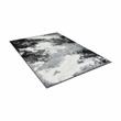 Furniture of America Nicolette Contemporary Fabric 5'x7' Area Rug in Gray