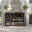 Furniture of America Sauterne Wood Multi-Storage Buffet in Distressed Gray