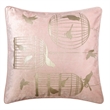 Furniture of America Brantley Fabric Throw Pillow in Light Pink (Set of 2)