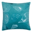 Furniture of America Paloma Fabric 20-Inch Throw Pillow in Teal Blue (Set of 2)