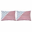 Furniture of America Washington Fabric Multi-Color Throw Pillow (Set of 2)