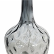 Furniture of America Bellevue Contemporary Glass Hand Blown Table Lamp in Gray