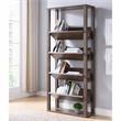 Furniture of America Rubus Wood 5-Shelf 71-Inch Etagere Bookcase in Walnut