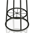 Furniture of America Cera Metal Bar Stool in Coaster White (Set of 2)