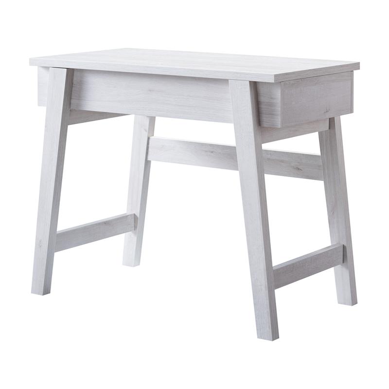 Furniture of America Kelli Modern Wood Lift-Top Console Table in White Oak