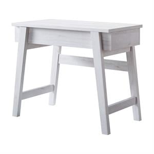 Furniture of America Kelli Modern Wood Lift-Top Console Table in White Oak