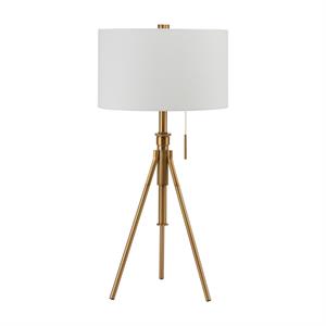 Furniture of America Coria Contemporary Metal 16&quot Table Lamp in Stained Gold