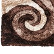 Furniture of America Amena Contemporary Fabric 5'x7' Area Rug in Brown and Beige