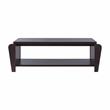 Furniture of America Allium Wood Coffee Table with Magazine Rack in Cappuccino