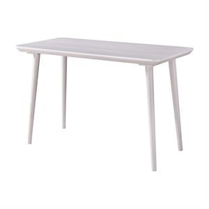 Furniture of America Asa Mid-century Wood Writing Desk in White Oak