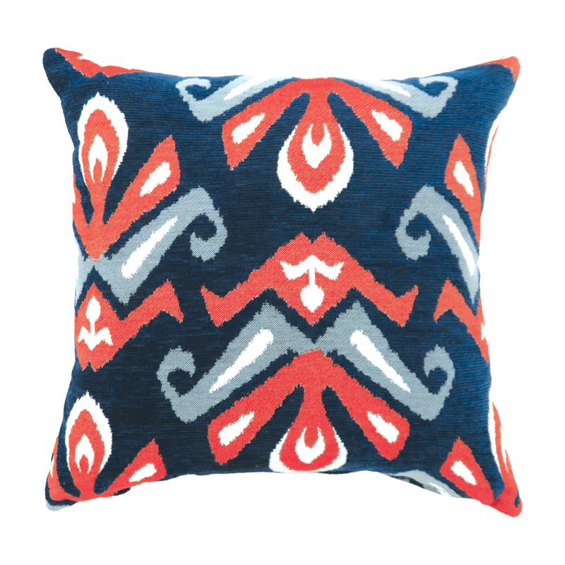 Furniture of America Fenin Fabric 18-Inch Throw Pillow in Multi-Color (Set of 2)