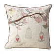 Furniture of America Cowgill Fabric 20-Inch Throw Pillow in Natural (Set of 2)