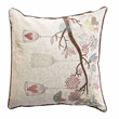 Furniture of America Cowgill Fabric 20-Inch Throw Pillow in Natural (Set of 2)