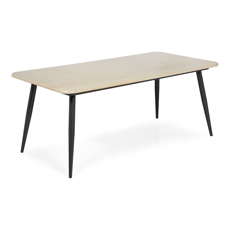 Furniture of America Teres Wood 3-Piece Coffee Table Set in Natural Tone