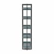 Furniture of America Lackomb Contemporary Wood 5-Tier Bookcase in Antique Blue