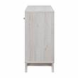 Furniture of America Tannery Wood Multi-Storage Buffet in White Oak