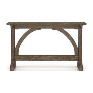 Furniture of America Linx Rustic Wood Rectangle Console Table in Reclaimed Oak