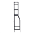 Furniture of America Fesh Metal Over the Toilet Shelf Organizer in Sand Black