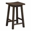 Furniture of America Elda Wood 3-Piece Counter Height Table Set in Gray