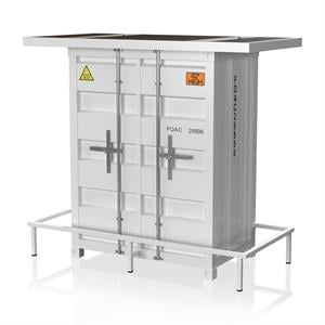 Furniture of America Lionna Contemporary Metal Storage Bar Table in White