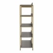 Furniture of America Teviot Contemporary Wood 5-Tier Bookshelf in Antique Gray