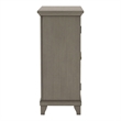 Furniture of America Garville Transitional Wood 2-Shelf Hallway Cabinet in Gray