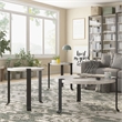 Furniture of America Marwell Metal 3-Piece Coffee Table Set in Antique White