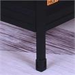 Furniture of America Lionna Metal Lift-Top Coffee Table in Black and Walnut