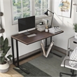 Furniture of America Nillaine Wood Writing Desk with USB in Black