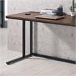 Furniture of America Nillaine Wood Writing Desk with USB in Black