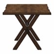 Furniture of America Bradden Transitional Solid Wood End Table in Walnut
