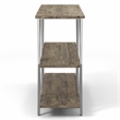 Furniture of America Barrickson Wood Small 3-Shelf Console Table in Dark Oak
