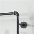 Furniture of America Alvara Metal 27.5-Inch Wall Shelf in Sand Black